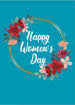 Picture of WOMENS DAY CARD BLUE